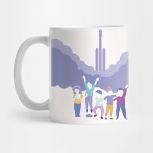 Teamwork Dribbble Contest T-shirt Mug